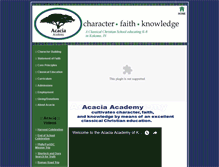 Tablet Screenshot of acaciaacademy.org
